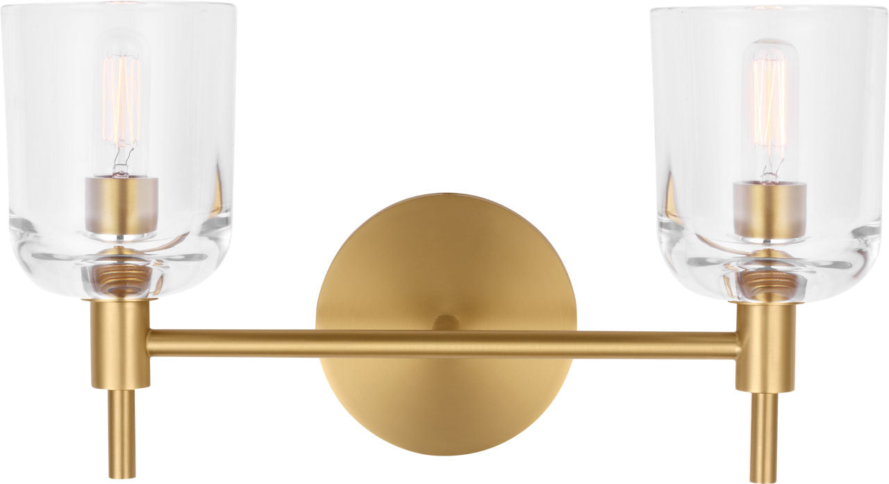 Hartley 2 - Light Vanity Burnished Brass