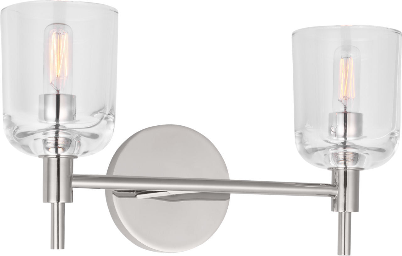 Hartley 2 - Light Vanity Polished Nickel