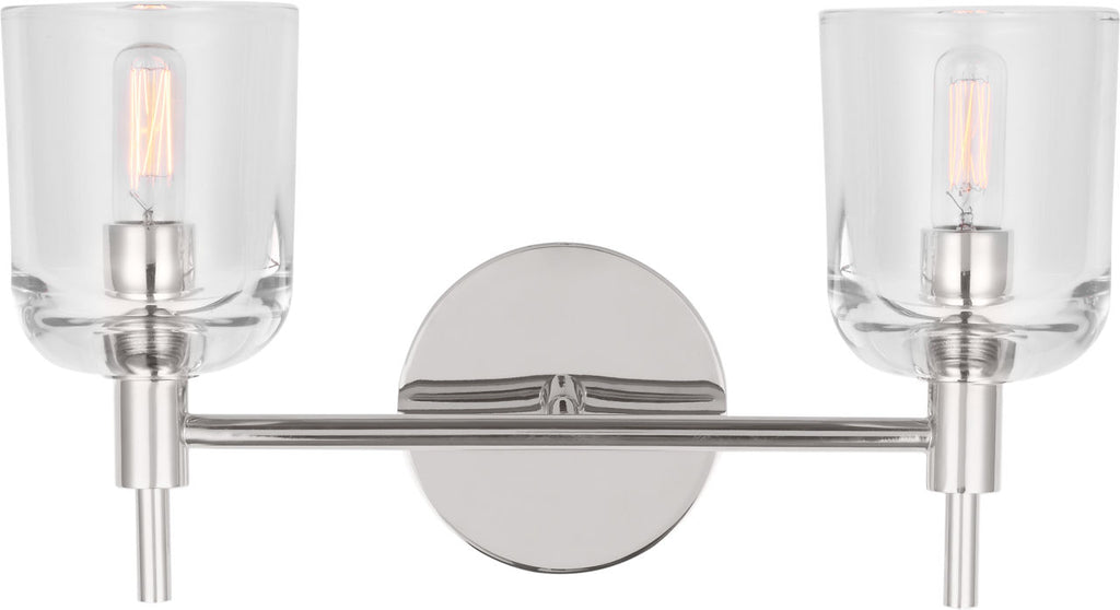 Hartley 2 - Light Vanity Polished Nickel