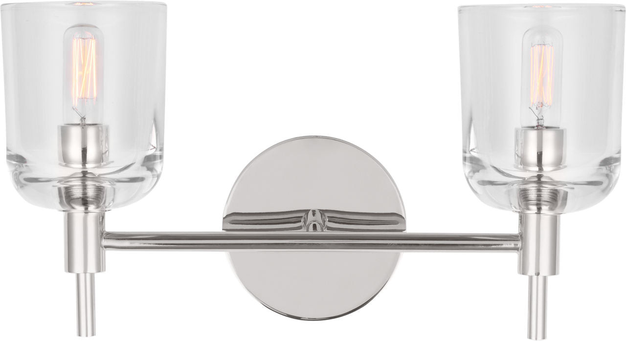 Hartley 2 - Light Vanity Polished Nickel