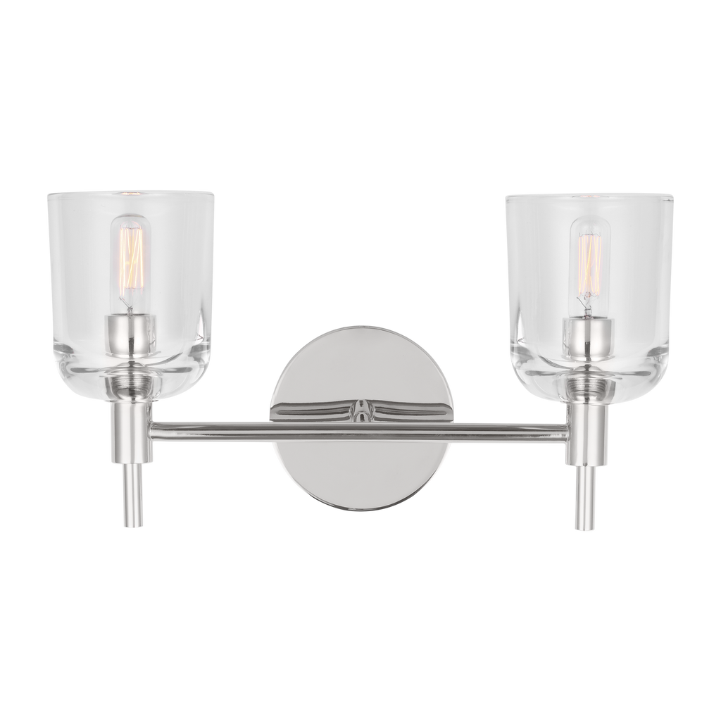 Hartley 2 - Light Vanity Polished Nickel