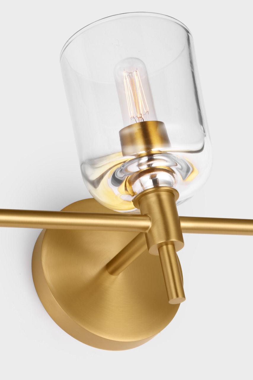 Hartley 3 - Light Vanity Burnished Brass