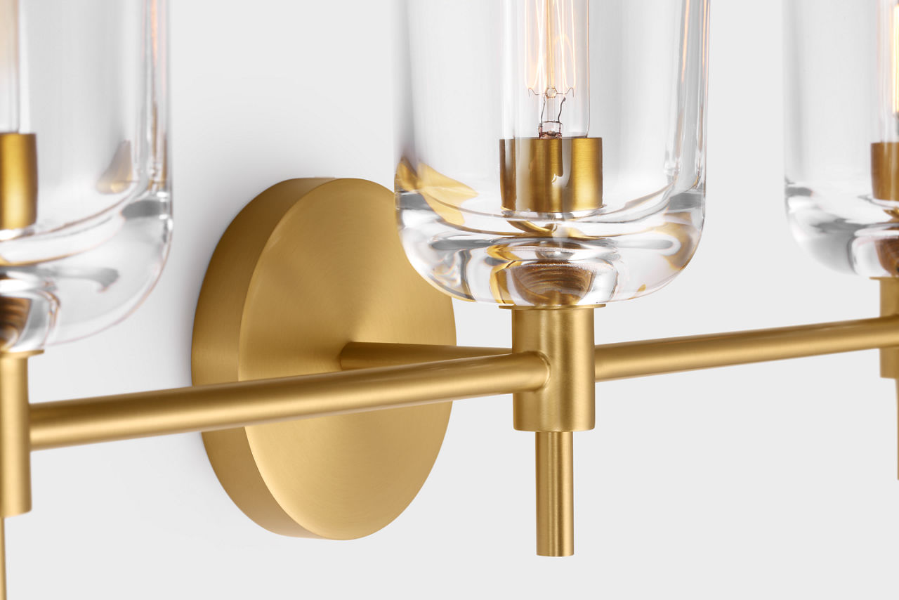 Hartley 3 - Light Vanity Burnished Brass