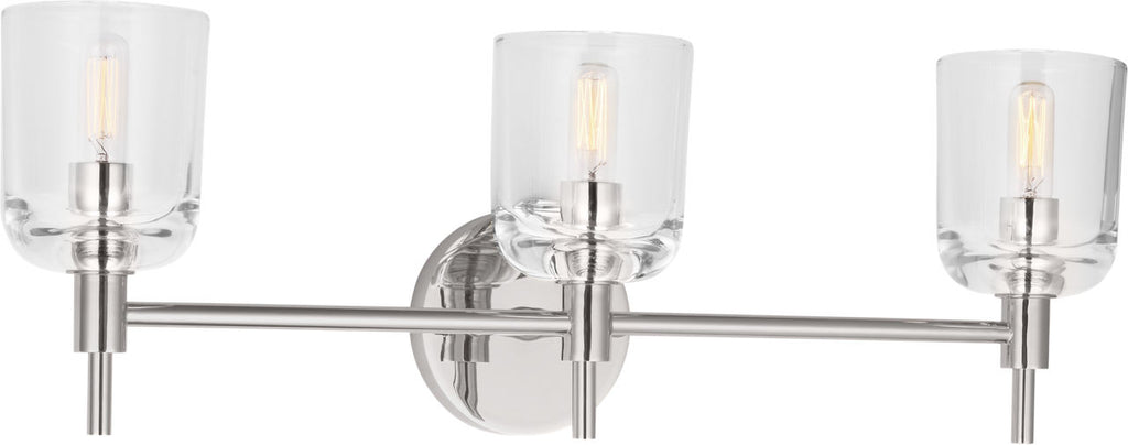Hartley 3 - Light Vanity Polished Nickel