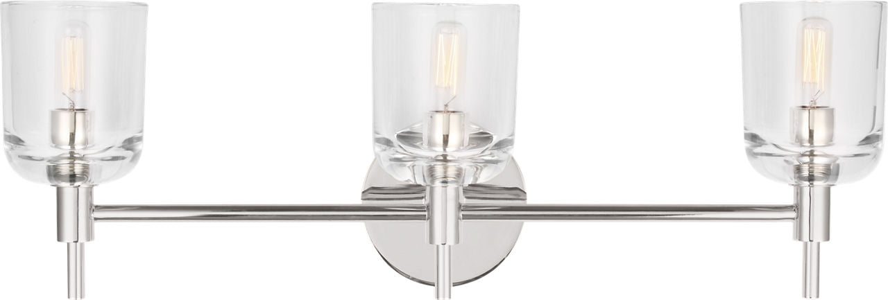 Hartley 3 - Light Vanity Polished Nickel
