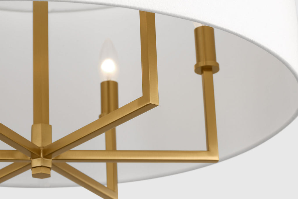 Danica Large Hanging Shade Burnished Brass