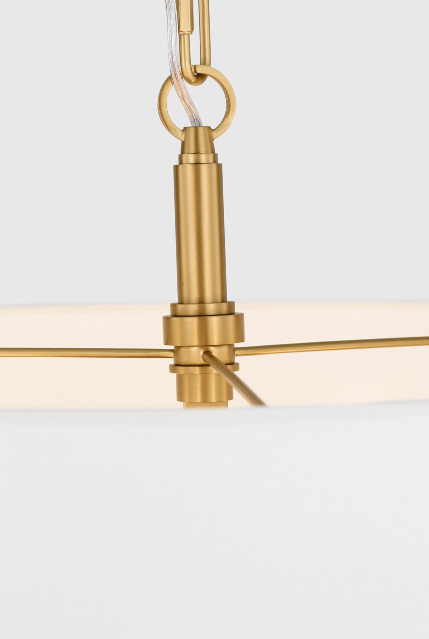 Danica Large Hanging Shade Burnished Brass