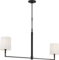 Danica Large Linear Chandelier Aged Iron