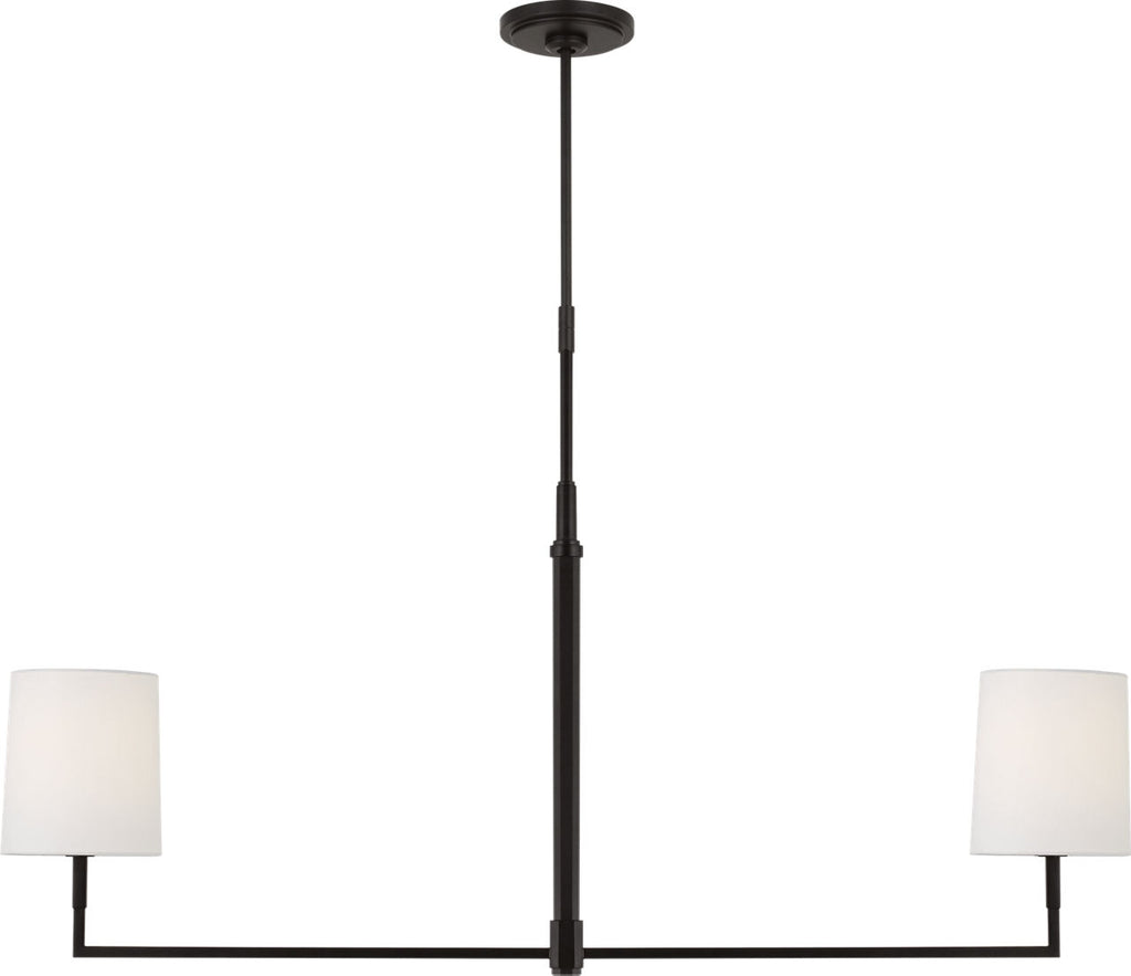 Danica Large Linear Chandelier Aged Iron
