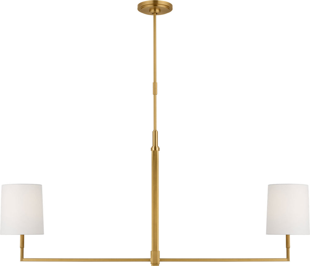 Danica Large Linear Chandelier Burnished Brass
