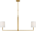 Danica Large Linear Chandelier Burnished Brass