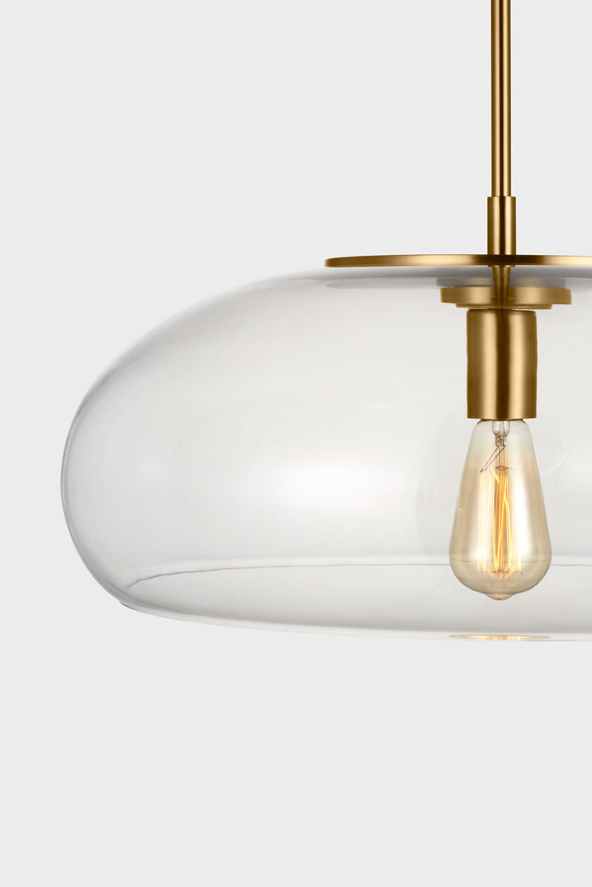Largo Extra Large Pendant Burnished Brass