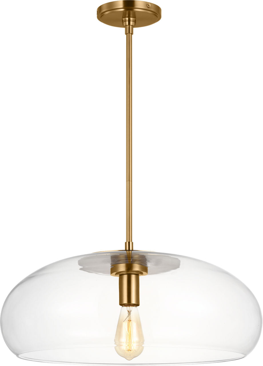 Largo Extra Large Pendant Burnished Brass