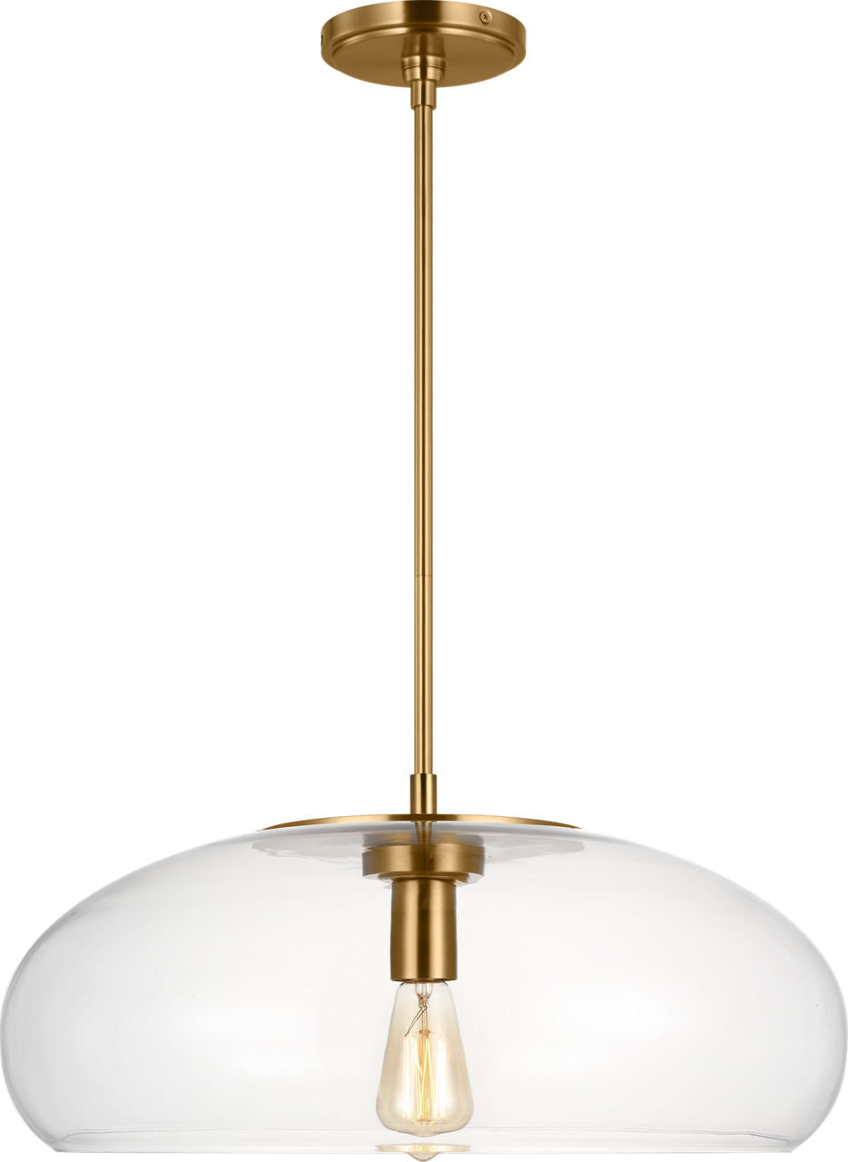 Largo Extra Large Pendant Burnished Brass