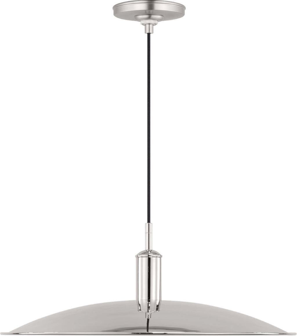 Dash Medium Pendant Polished Nickel Bulbs Inc