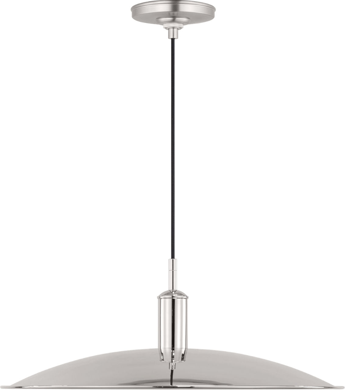 Dash Medium Pendant Polished Nickel Bulbs Inc