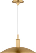 Dash Small Pendant Burnished Brass Bulbs Inc