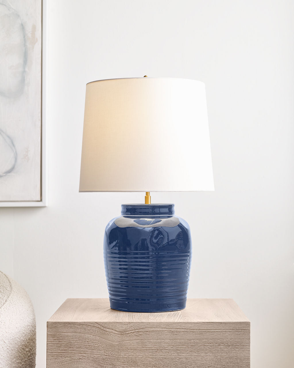 Selena Medium Table Lamp Mix Blue Brown