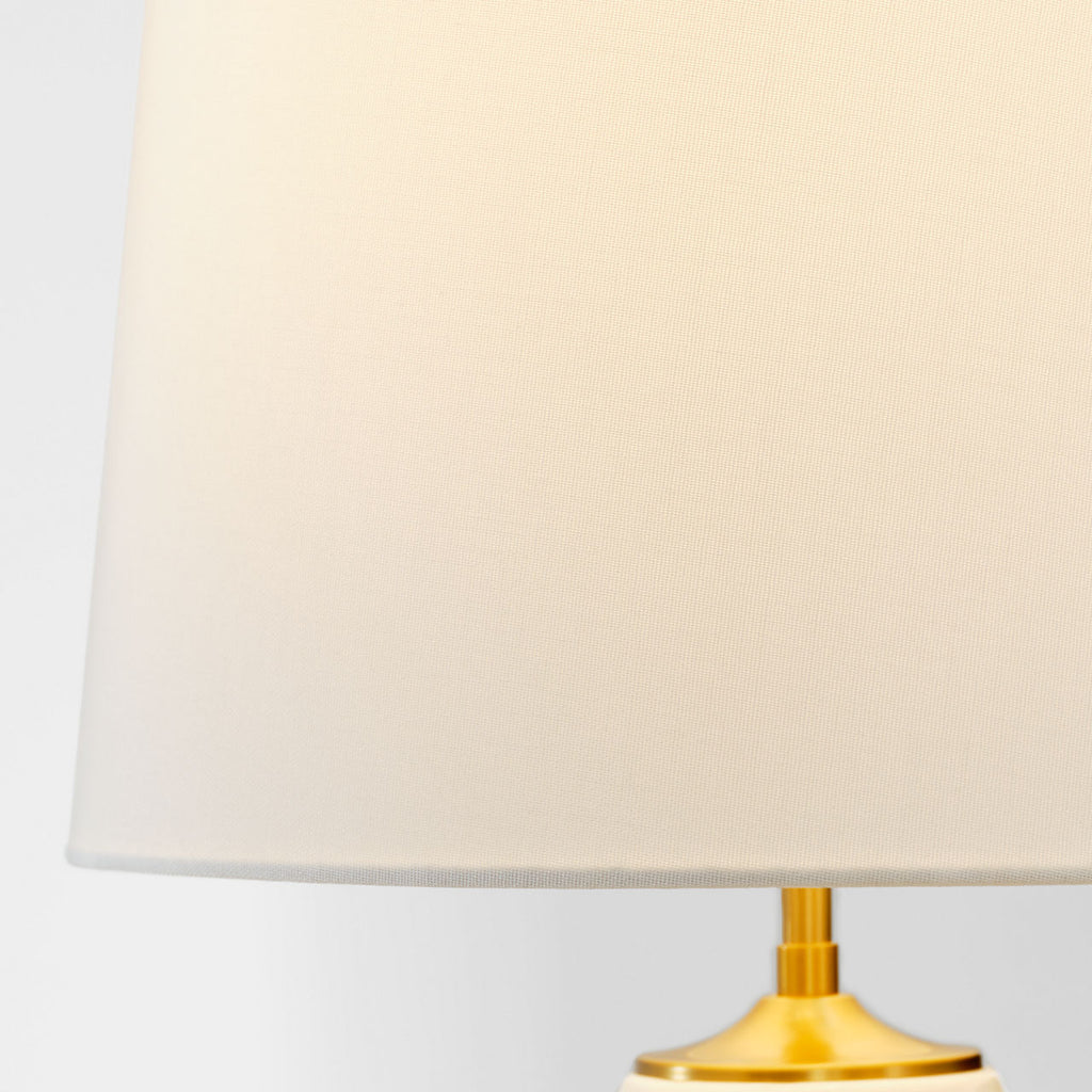 Cato Medium Table Lamp Natural White