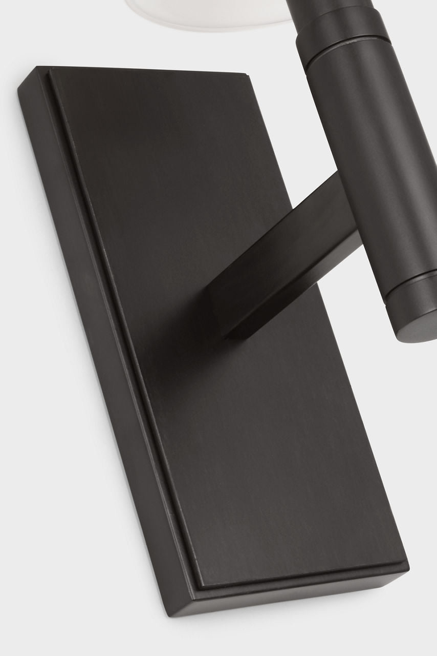 Beckham Classic Rectangular Sconce | Aged Iron