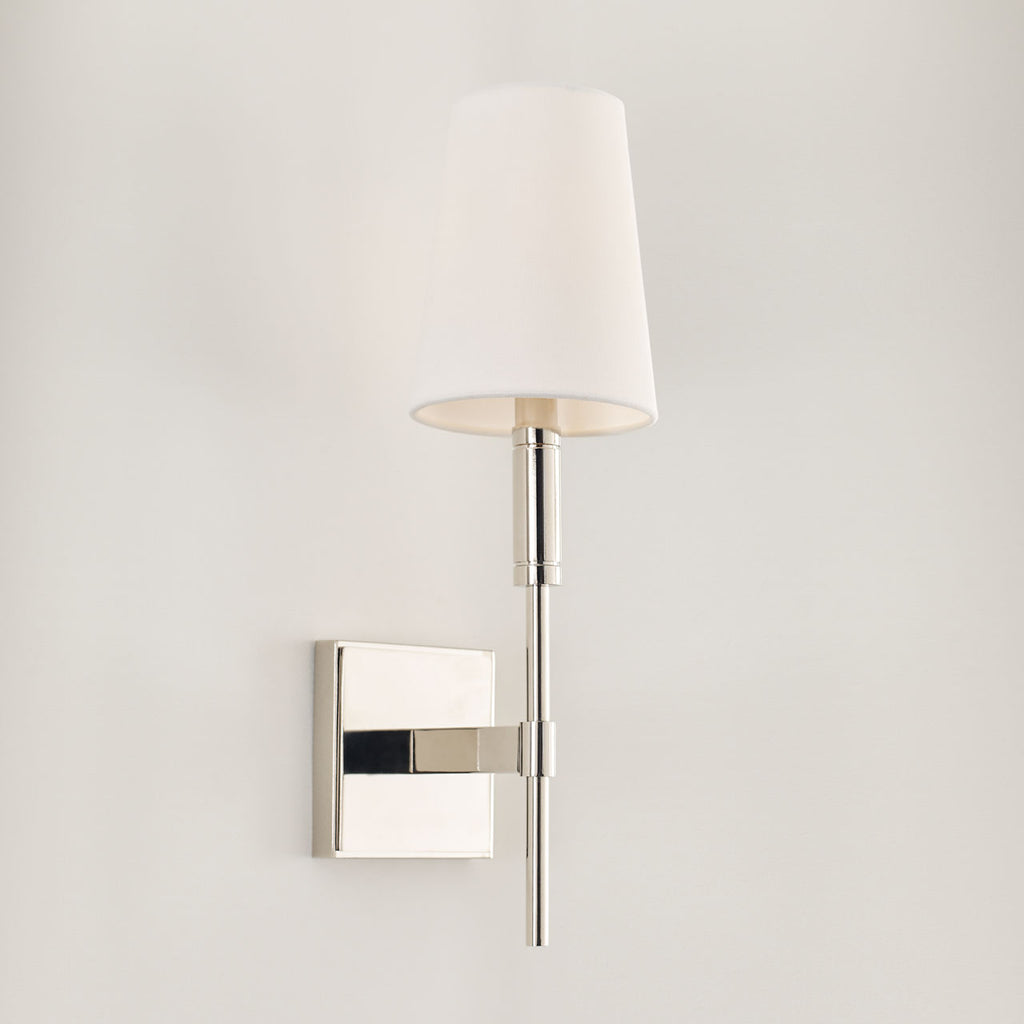 Beckham Classic Sconce | Polished Nickel