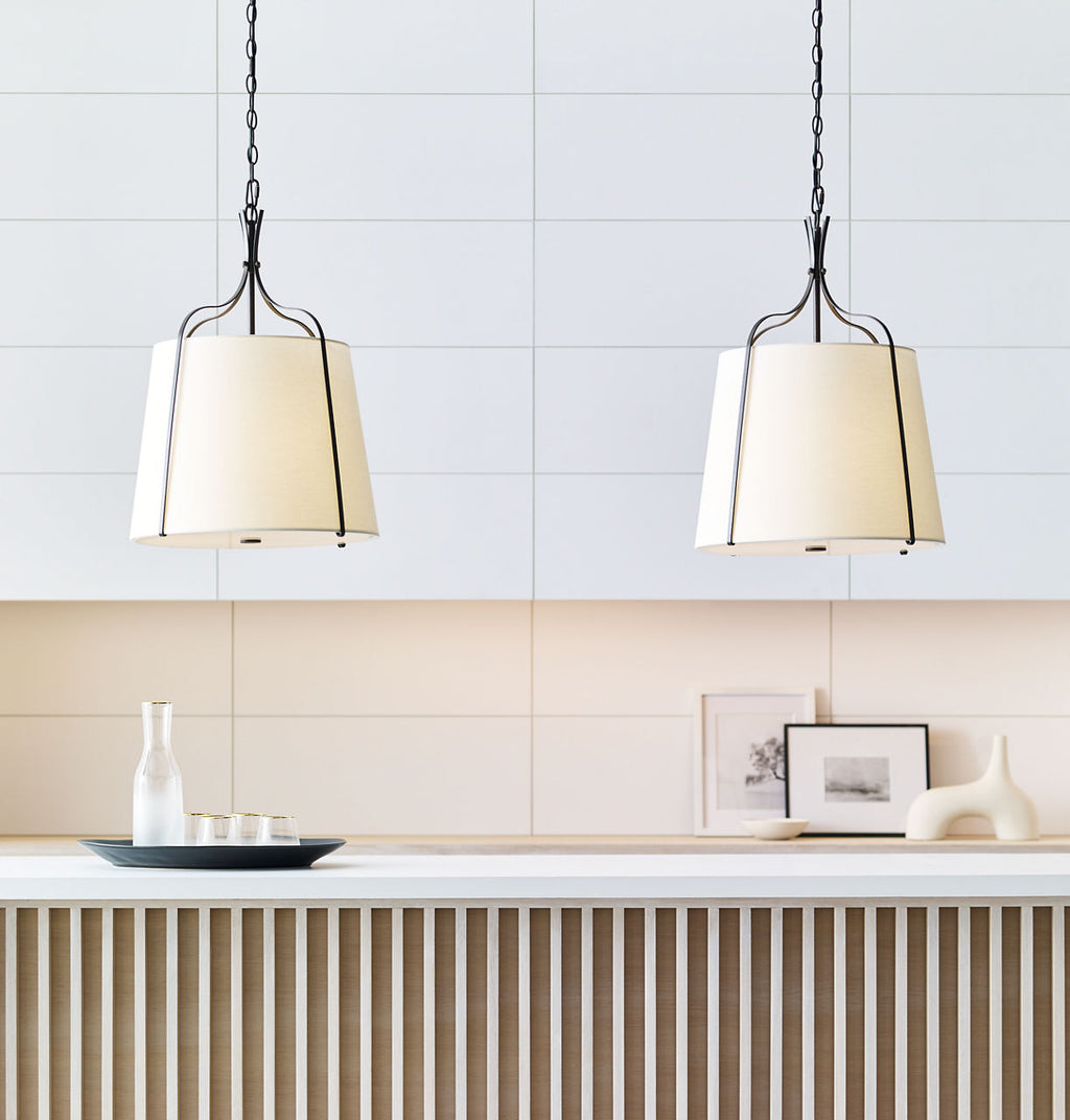 Leander Medium Hanging Shade Smith Steel