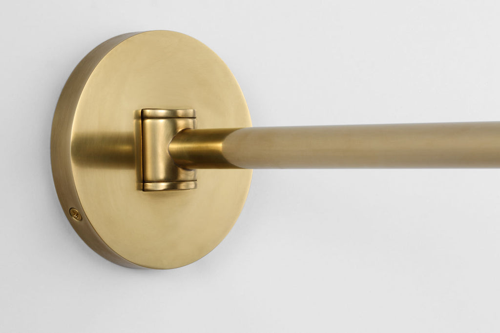 Ponce 9" Articulating Sconce | Hand-Rubbed Antique Brass | Hand-Rubbed Antique Brass Shade
