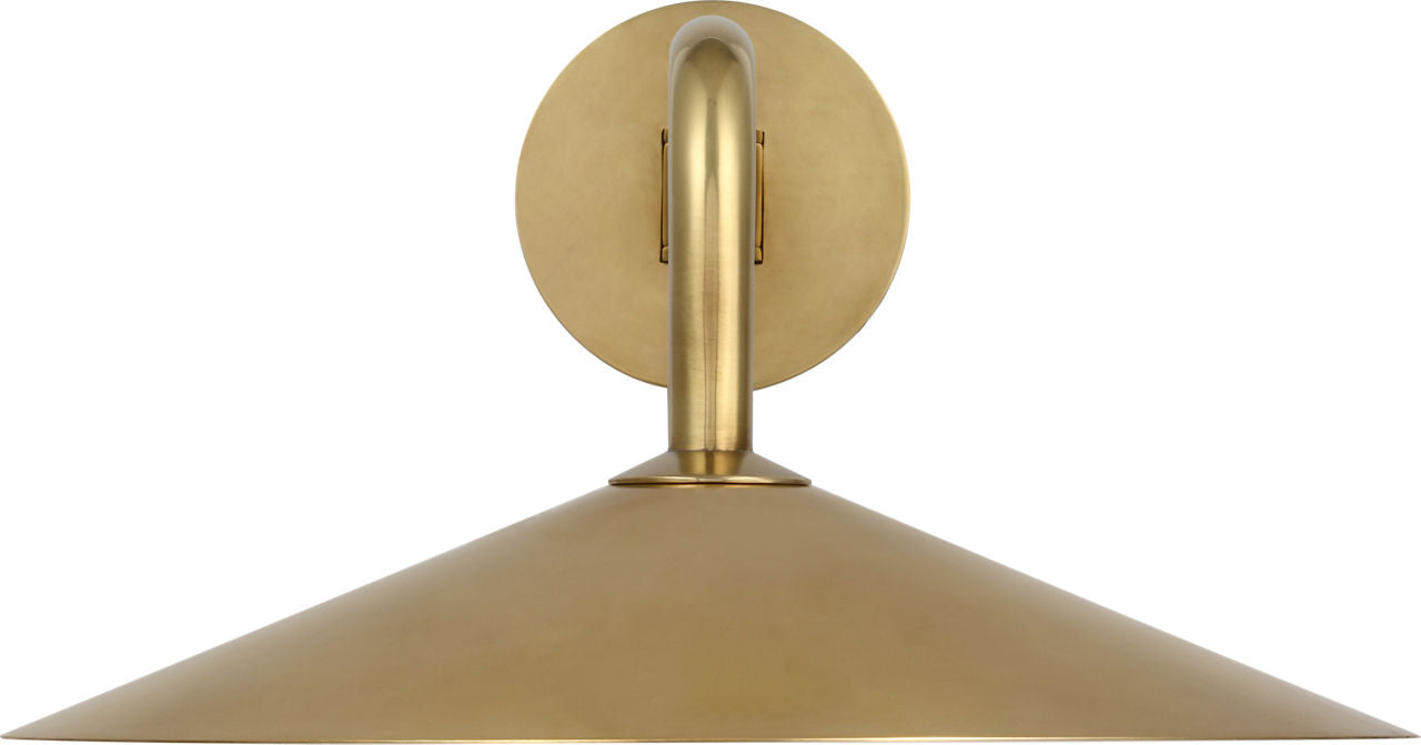 Ponce 9" Articulating Sconce | Hand-Rubbed Antique Brass | Hand-Rubbed Antique Brass Shade