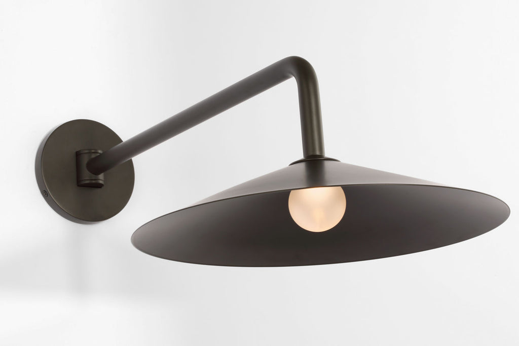 Ponce 9" Articulating Sconce | Modern Iron | Modern Iron Shade