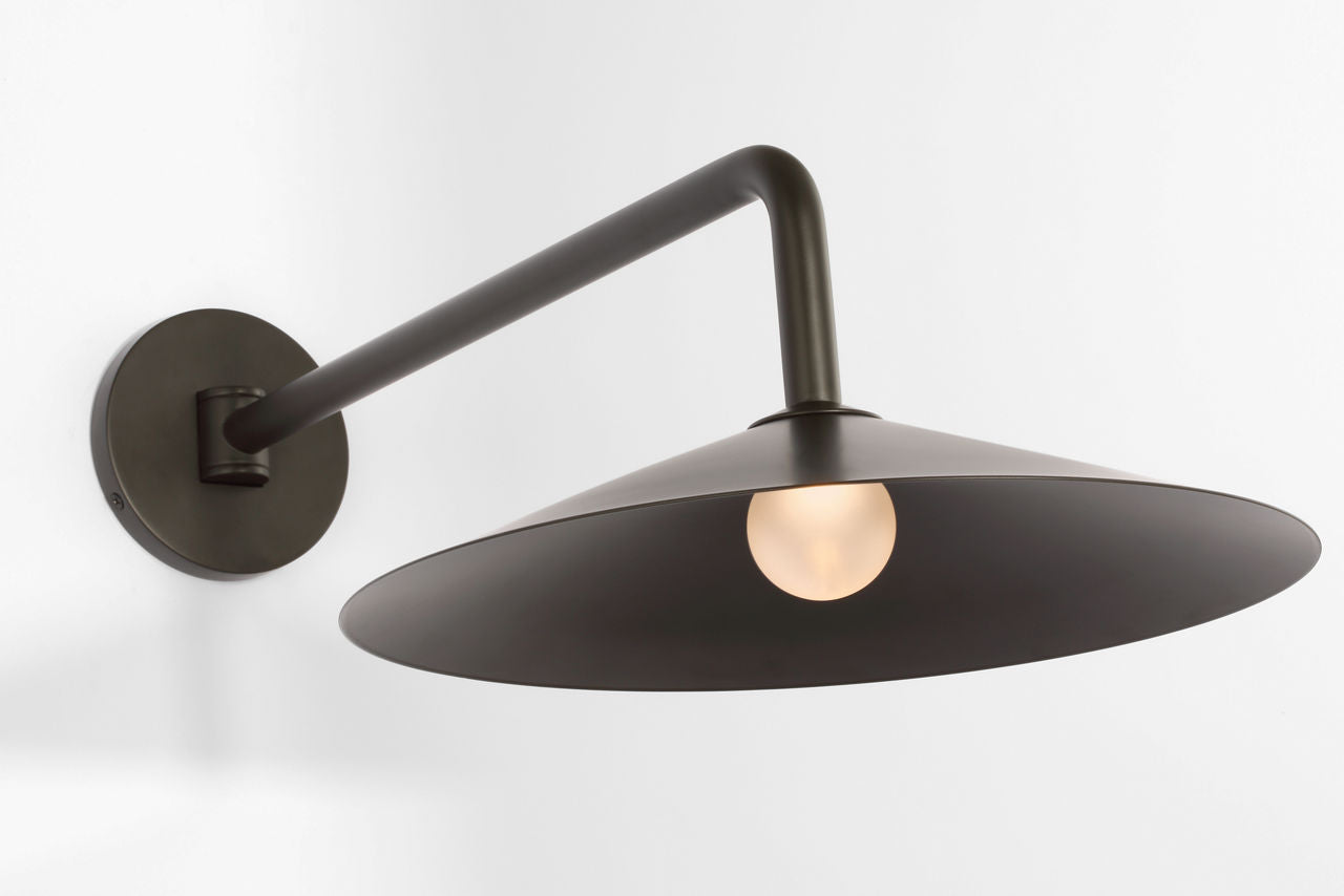 Ponce 9" Articulating Sconce | Modern Iron | Modern Iron Shade
