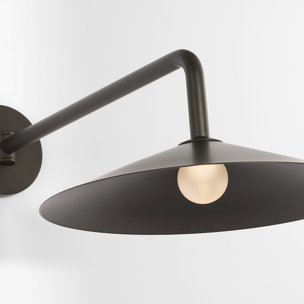 Ponce 9" Articulating Sconce | Modern Iron | Modern Iron Shade