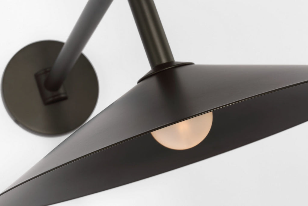 Ponce 9" Articulating Sconce | Modern Iron | Modern Iron Shade
