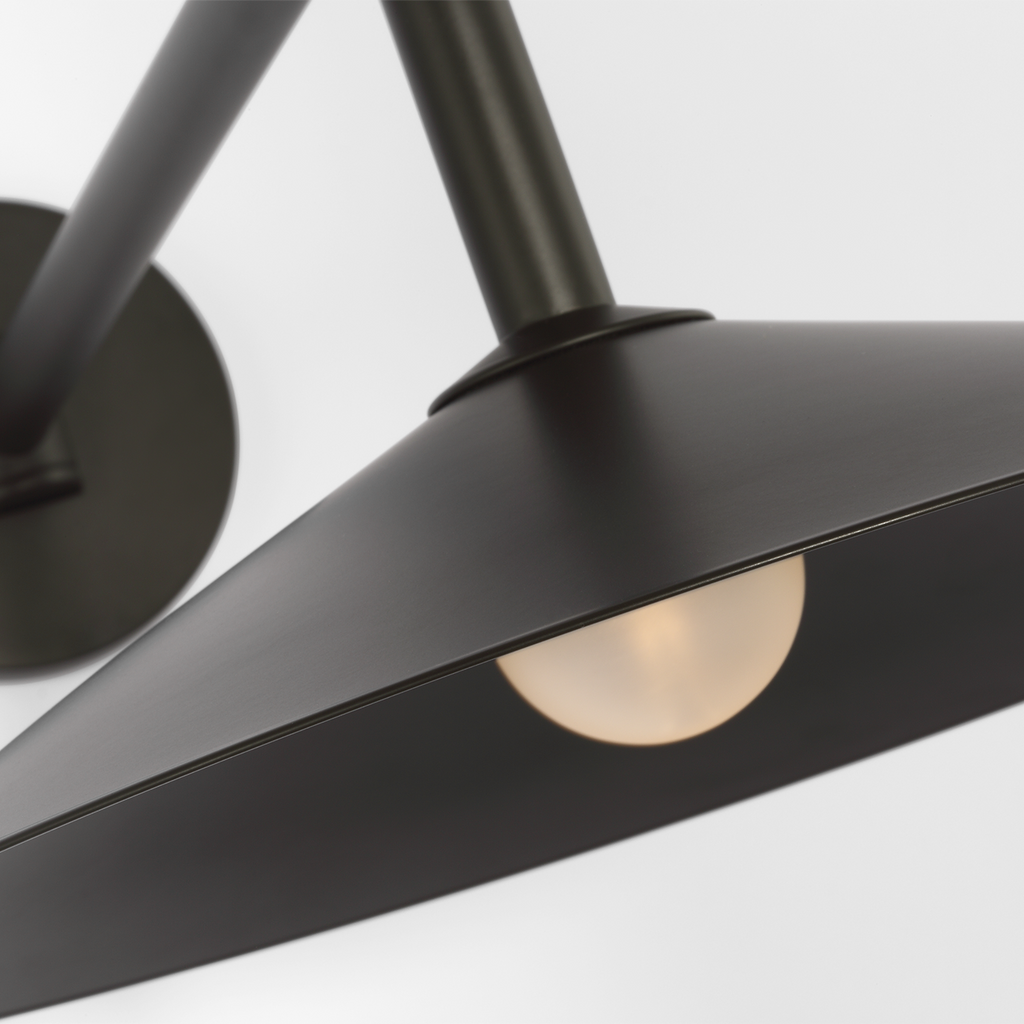 Ponce 9" Articulating Sconce | Modern Iron | Modern Iron Shade