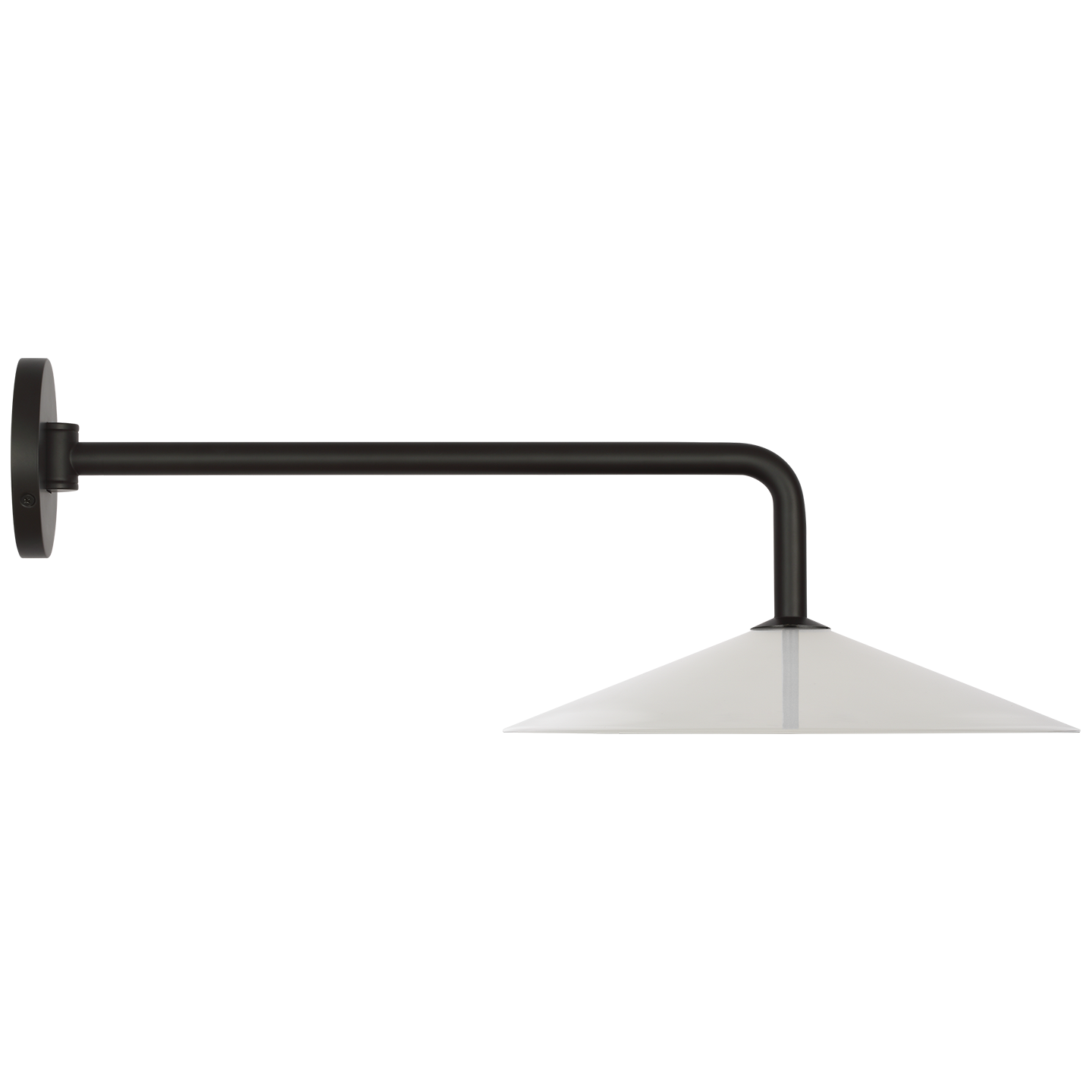 Ponce 9" Articulating Sconce | Modern Iron | Milk White Glass Shade