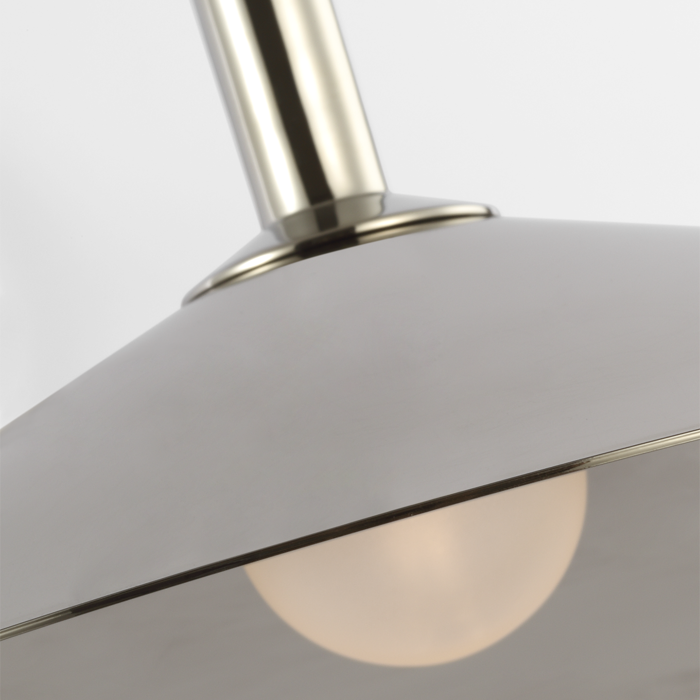 Ponce 9" Articulating Sconce | Polished Nickel | Polished Nickel Shade