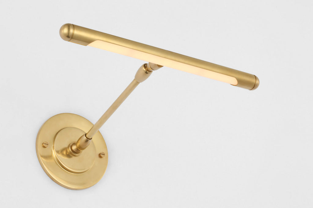Emery 12" Picture Light | Hand-Rubbed Antique Brass