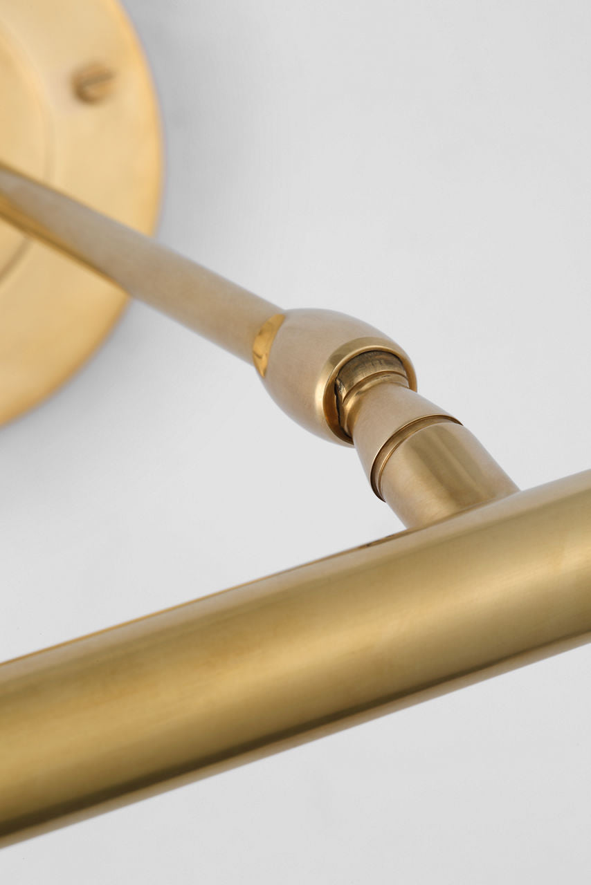 Emery 18" Picture Light | Hand-Rubbed Antique Brass