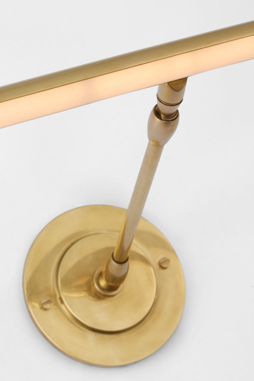 Emery 24" Picture Light | Hand-Rubbed Antique Brass