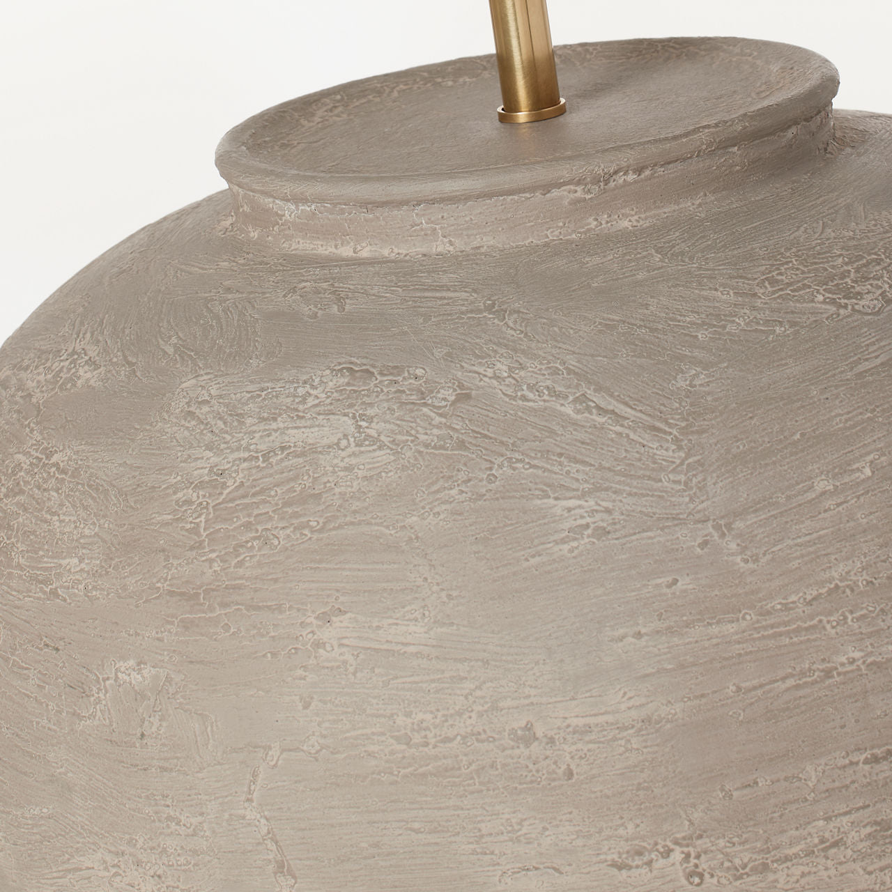 Casey Medium Table Lamp | Silt Grey Ceramic | Linen Shade