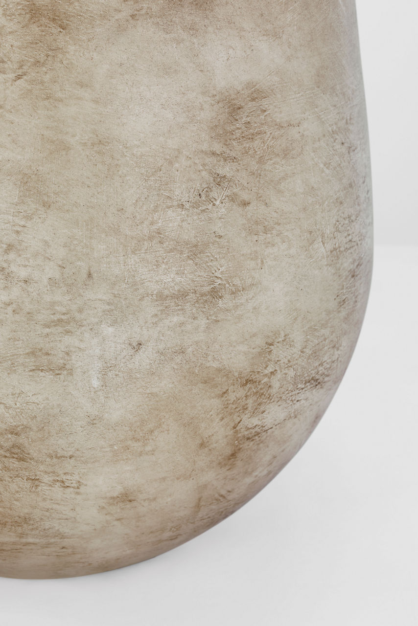 Lillis Large Table Lamp | Waxed Bisque Ceramic | Linen Shade