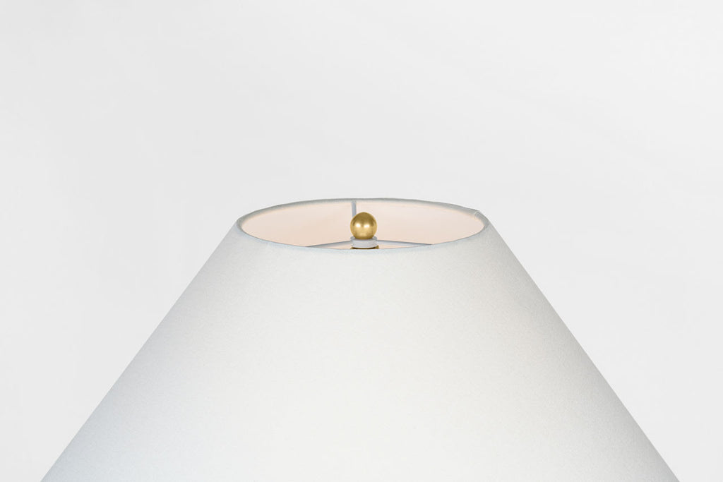 Fischer 36" Table Lamp | Rustic Terracotta | Linen Shade