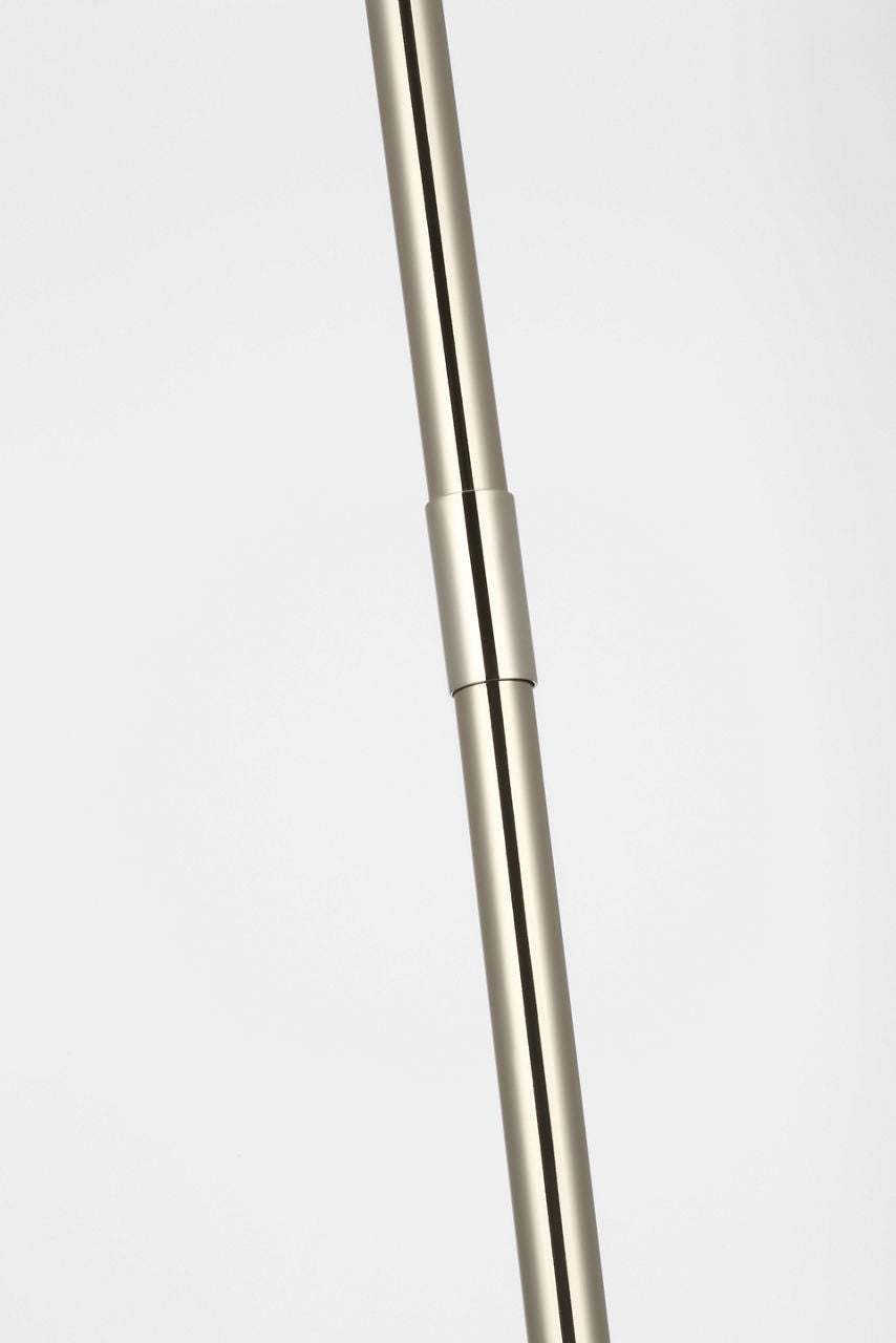 Ponce 13" Pendant | Polished Nickel | Polished Nickel Shade
