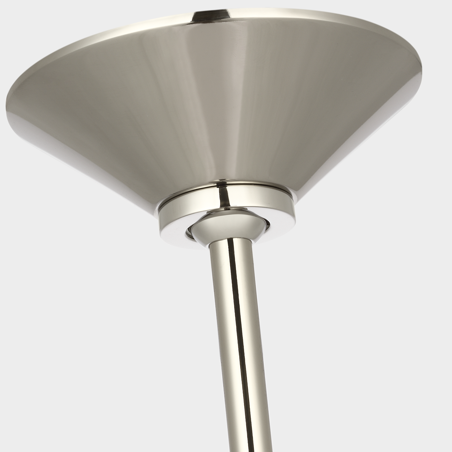 Ponce 13" Pendant | Polished Nickel | Polished Nickel Shade