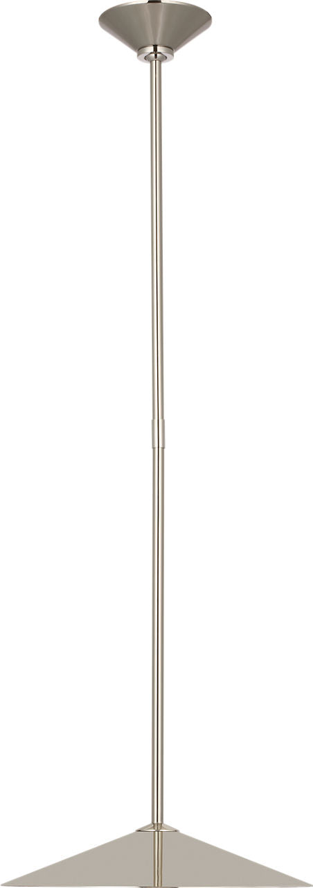 Ponce 13" Pendant | Polished Nickel | Polished Nickel Shade