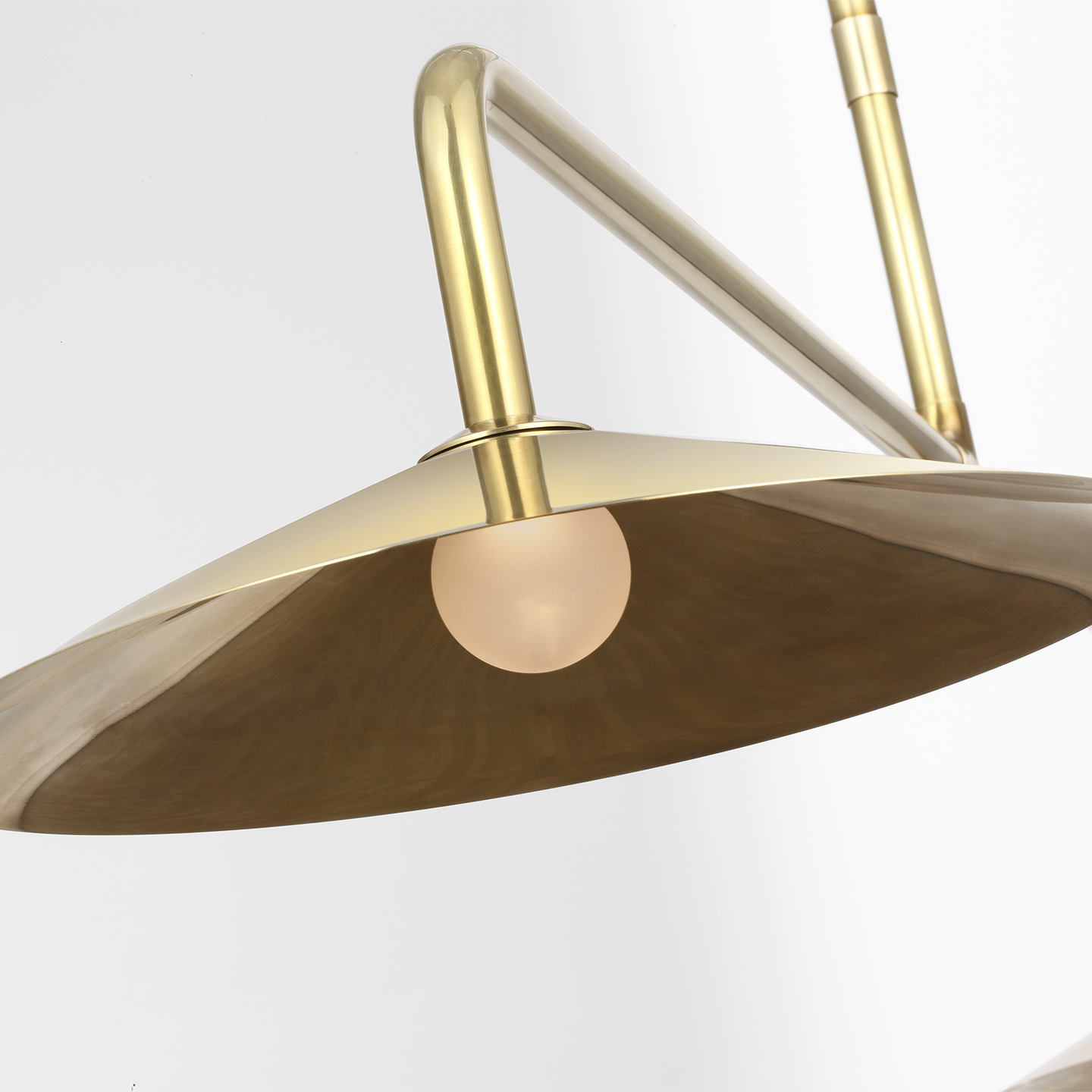 Ponce 62" Linear Pendant | Hand-Rubbed Antique Brass | Hand-Rubbed Antique Brass Shades