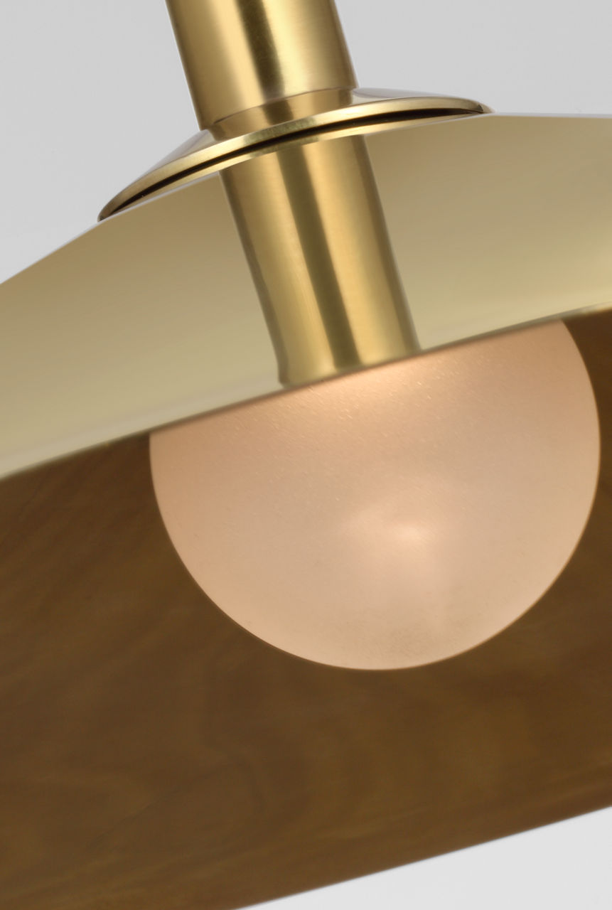 Ponce 62" Linear Pendant | Hand-Rubbed Antique Brass | Hand-Rubbed Antique Brass Shades