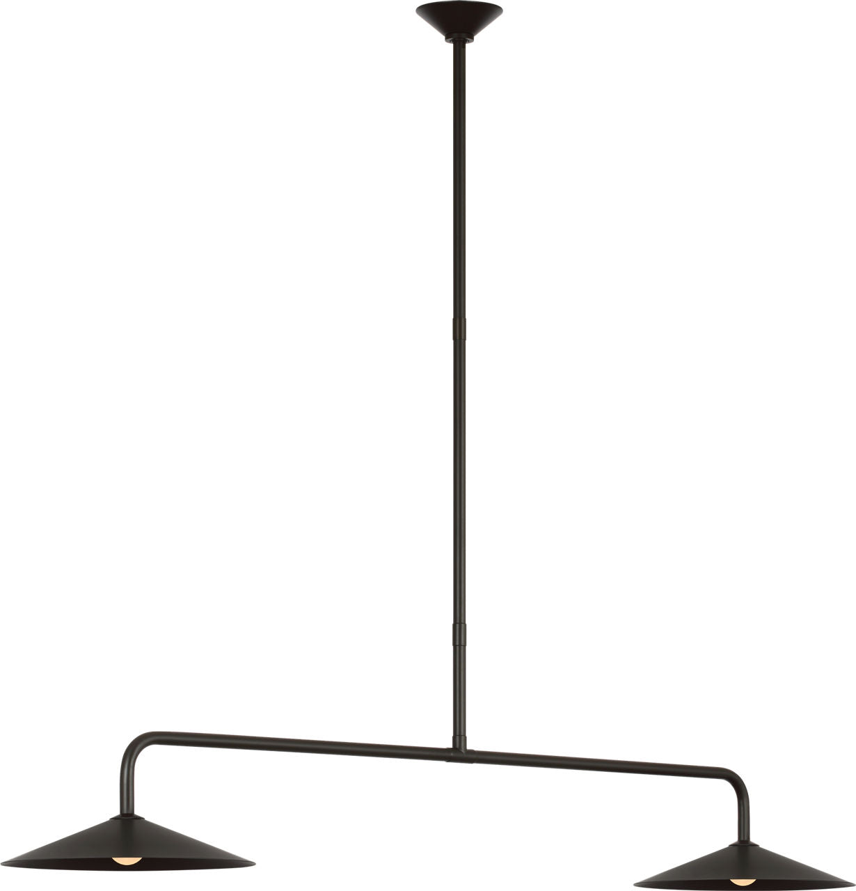 Ponce 62" Linear Pendant | Modern Iron | Modern Iron Shades