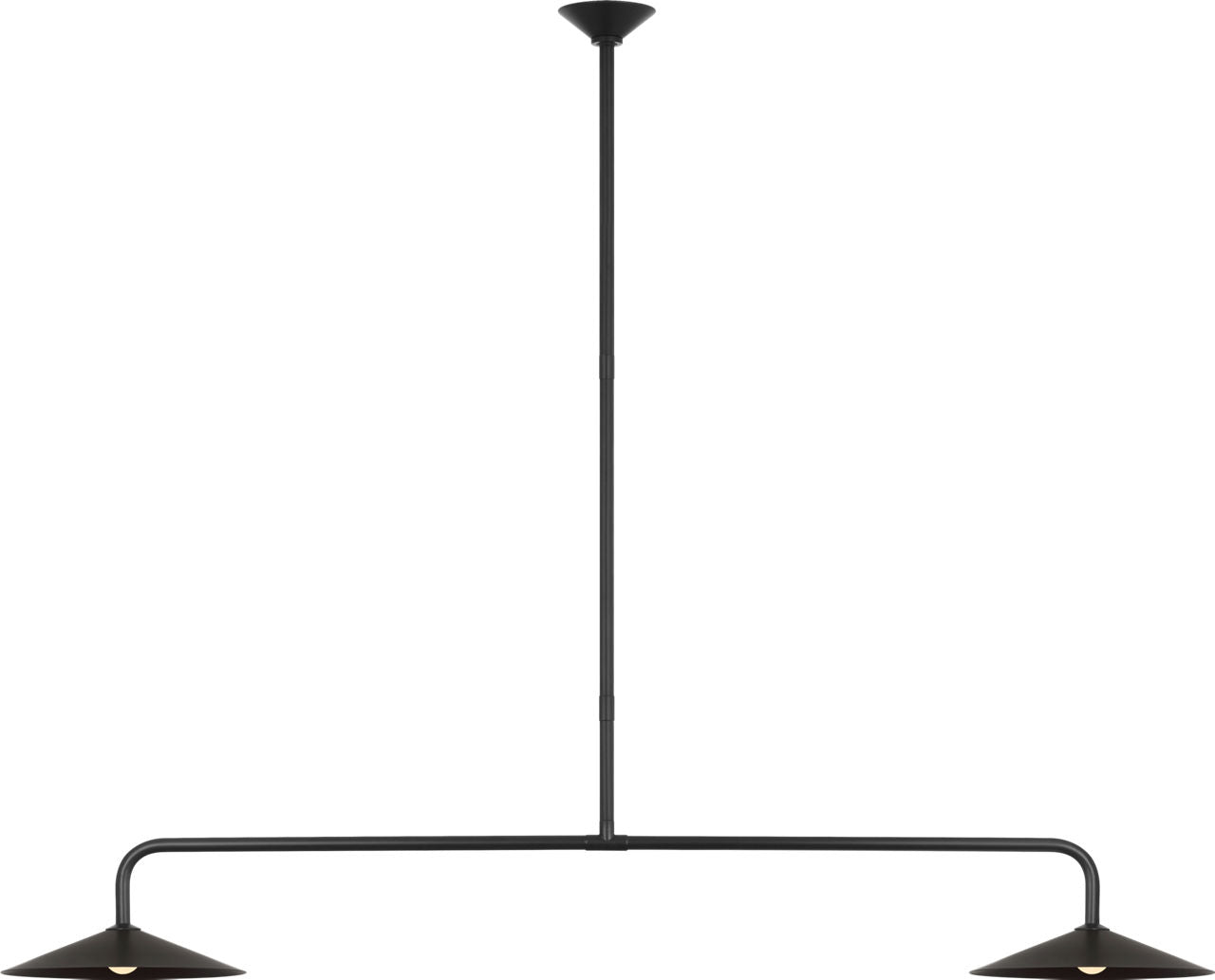 Ponce 62" Linear Pendant | Modern Iron | Modern Iron Shades