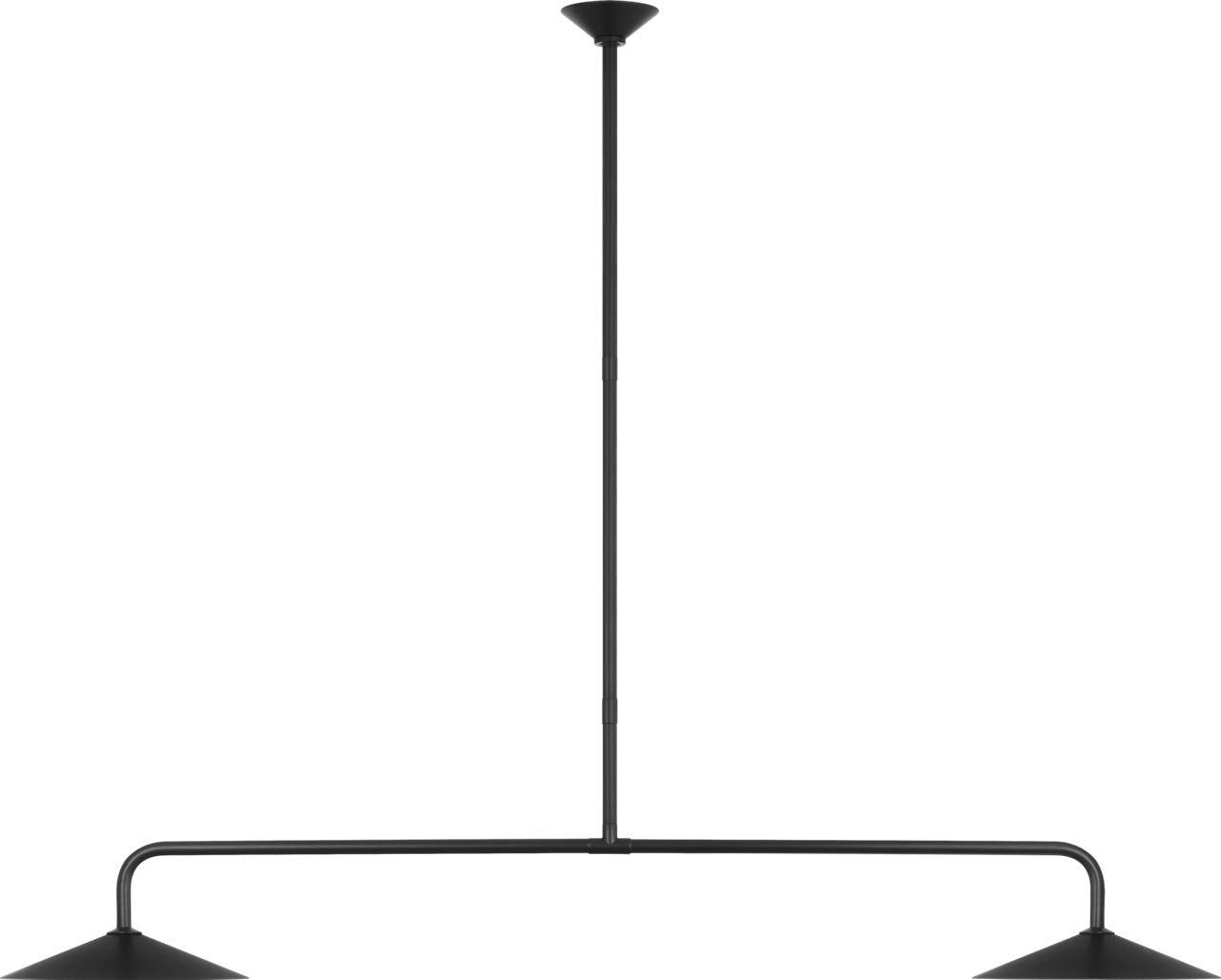 Ponce 62" Linear Pendant | Modern Iron | Modern Iron Shades
