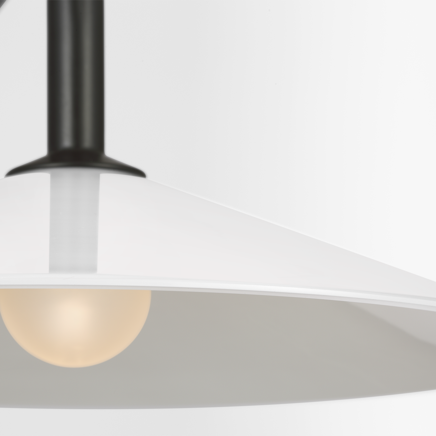 Ponce 62" Linear Pendant | Modern Iron | Milk White Glass Shades